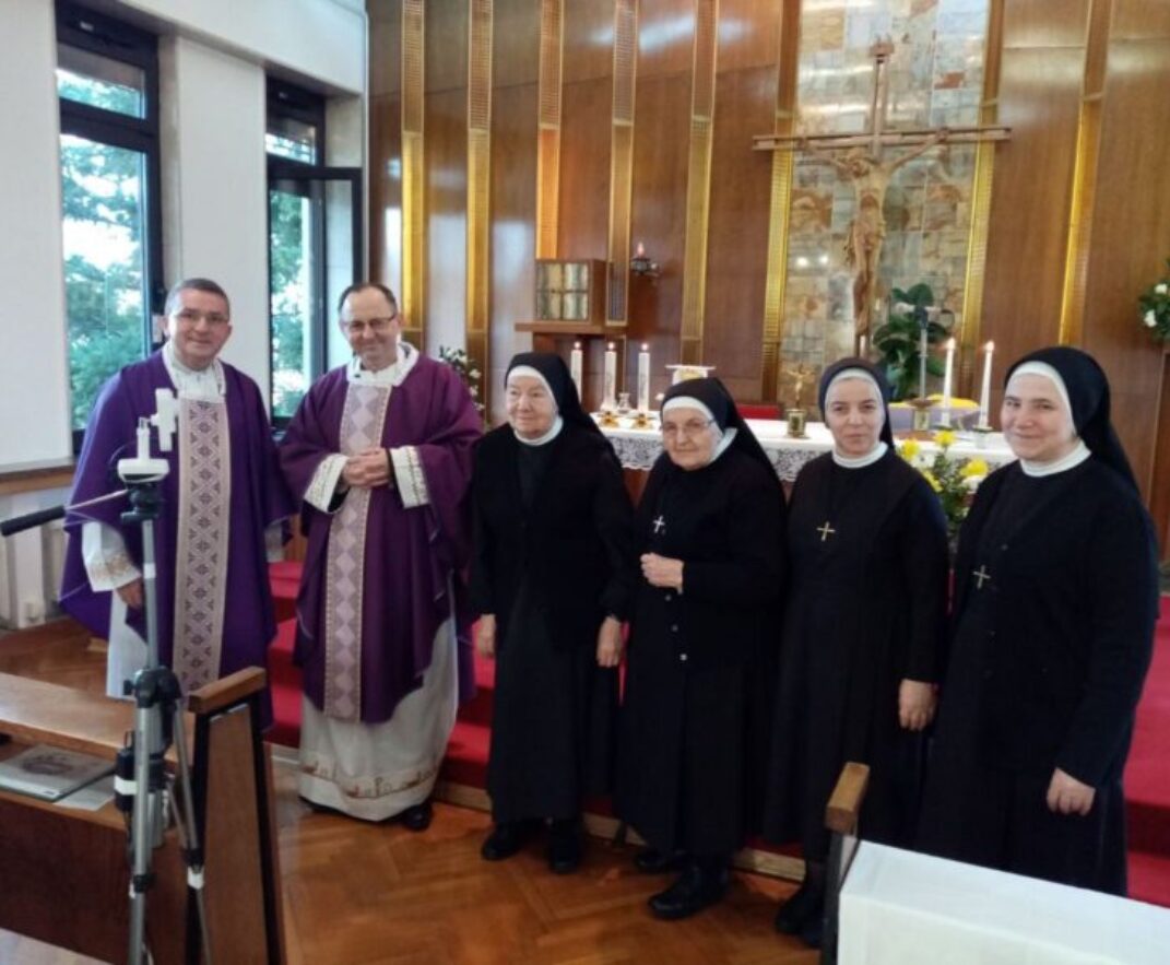 Proslava dijamantnoga jubileja sestara u Marijinu domu, u Zagrebu