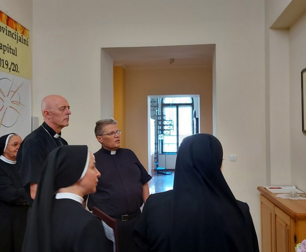 Pohod apostolskoga nuncija Giorgia Lingue samostanu u Đakovu