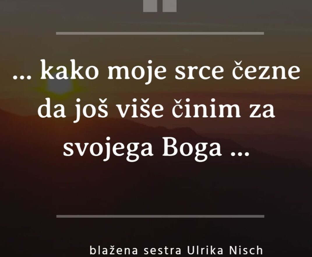 Izreke blažene sestre Ulrike