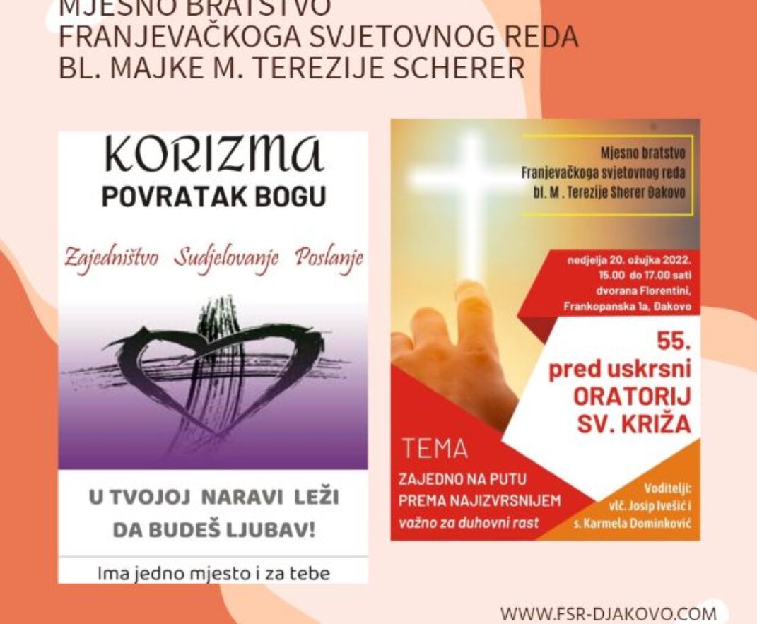 55. pred uskrsni Oratorij sv. Križa