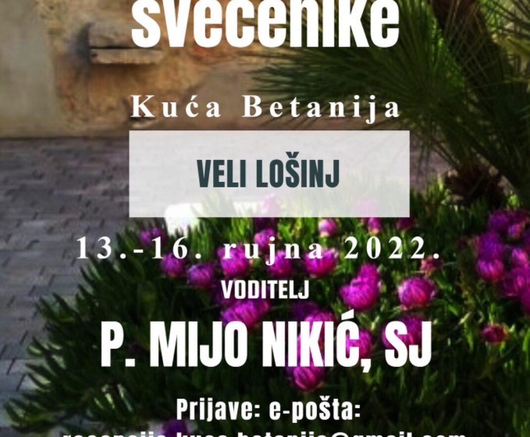 Duhovne vježbe za svećenike – Veli Lošinj 
