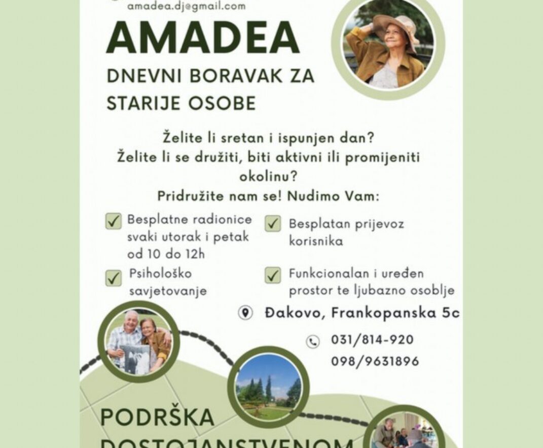 Amadea – dnevni boravak za starije osobe