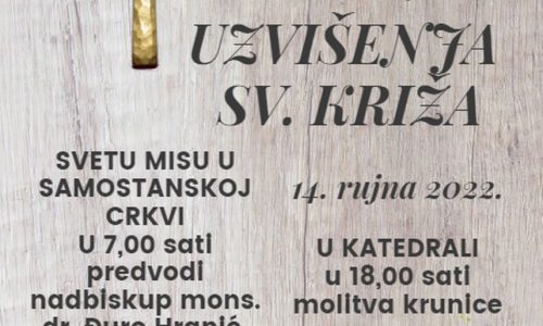 Svetkovina Uzvišenja sv. Križa