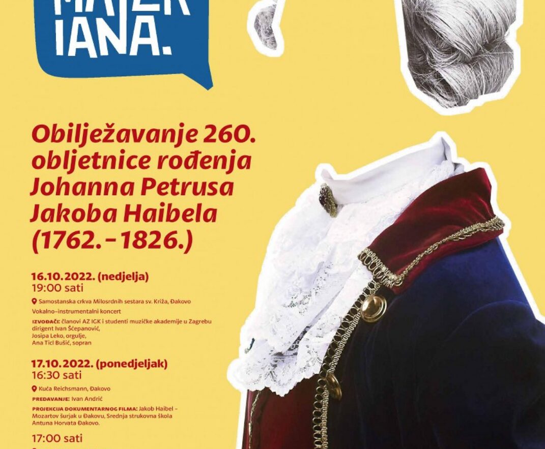 260. obljetnica rođenja Johanna Petrusa Jakoba Haibela