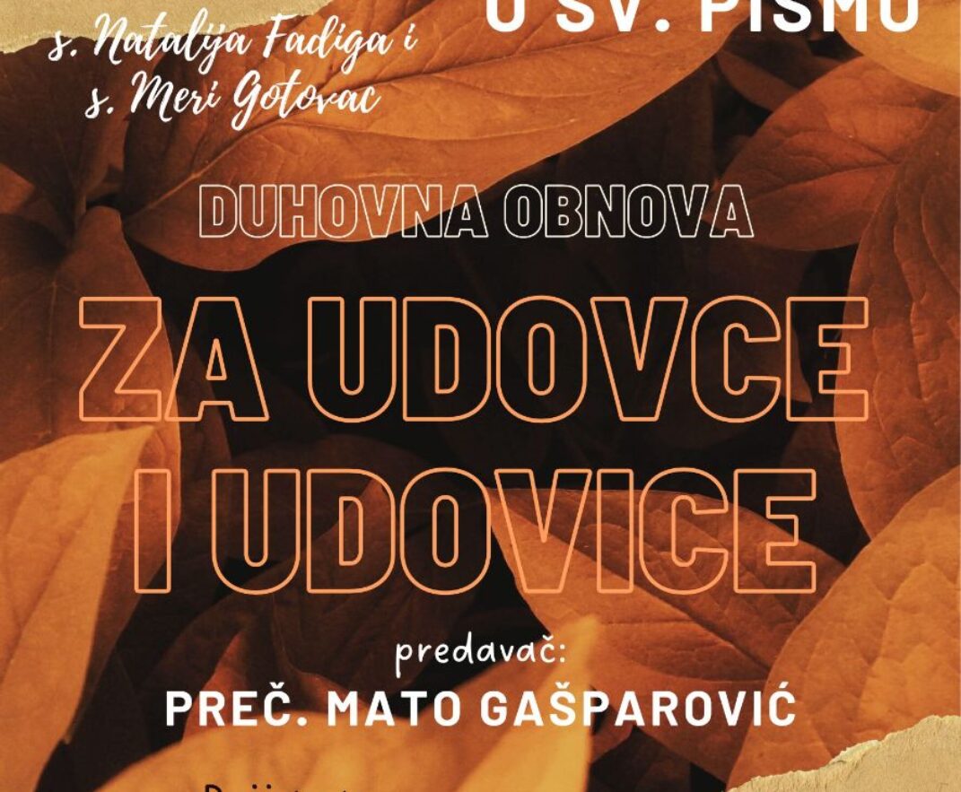 Duhovna obnova za udovce i udovice