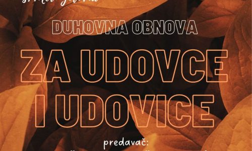 Duhovna obnova za udovce i udovice