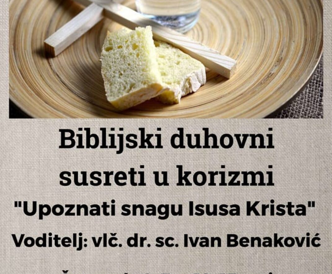 Biblijski duhovni susreti u korizmi