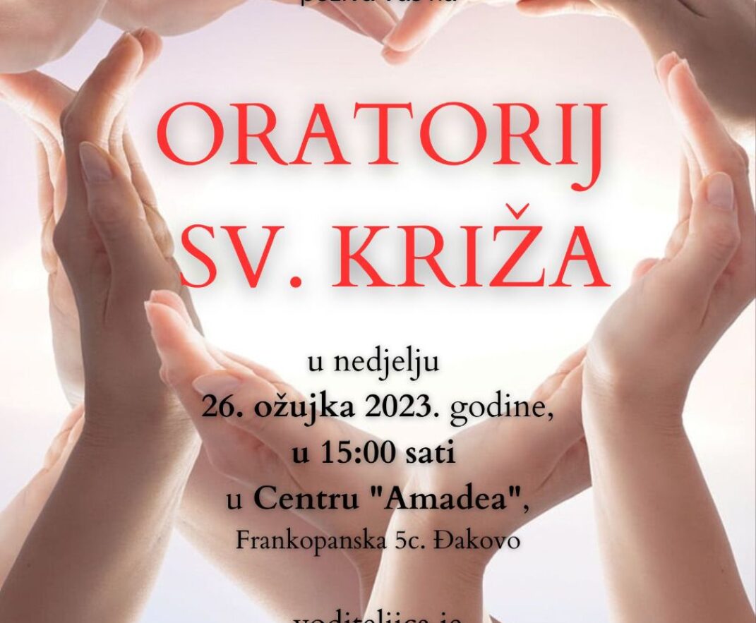 Poziv na Oratorij sv. Križa u Centru “Amadea”