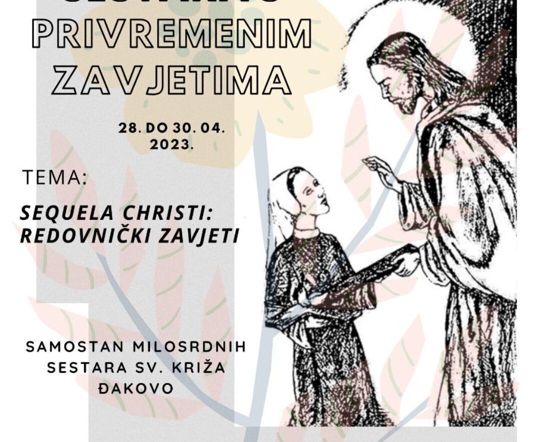 Juniorski susret sestara raznih redovničkih zajednica u Hrvatskoj – najava