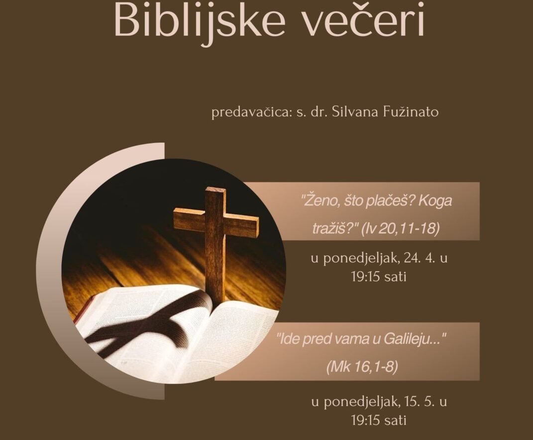 Najava nastavka biblijskih večeri