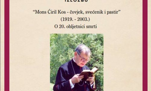 Izložba „Mons. Ćiril Kos – čovjek, svećenik i pastir“