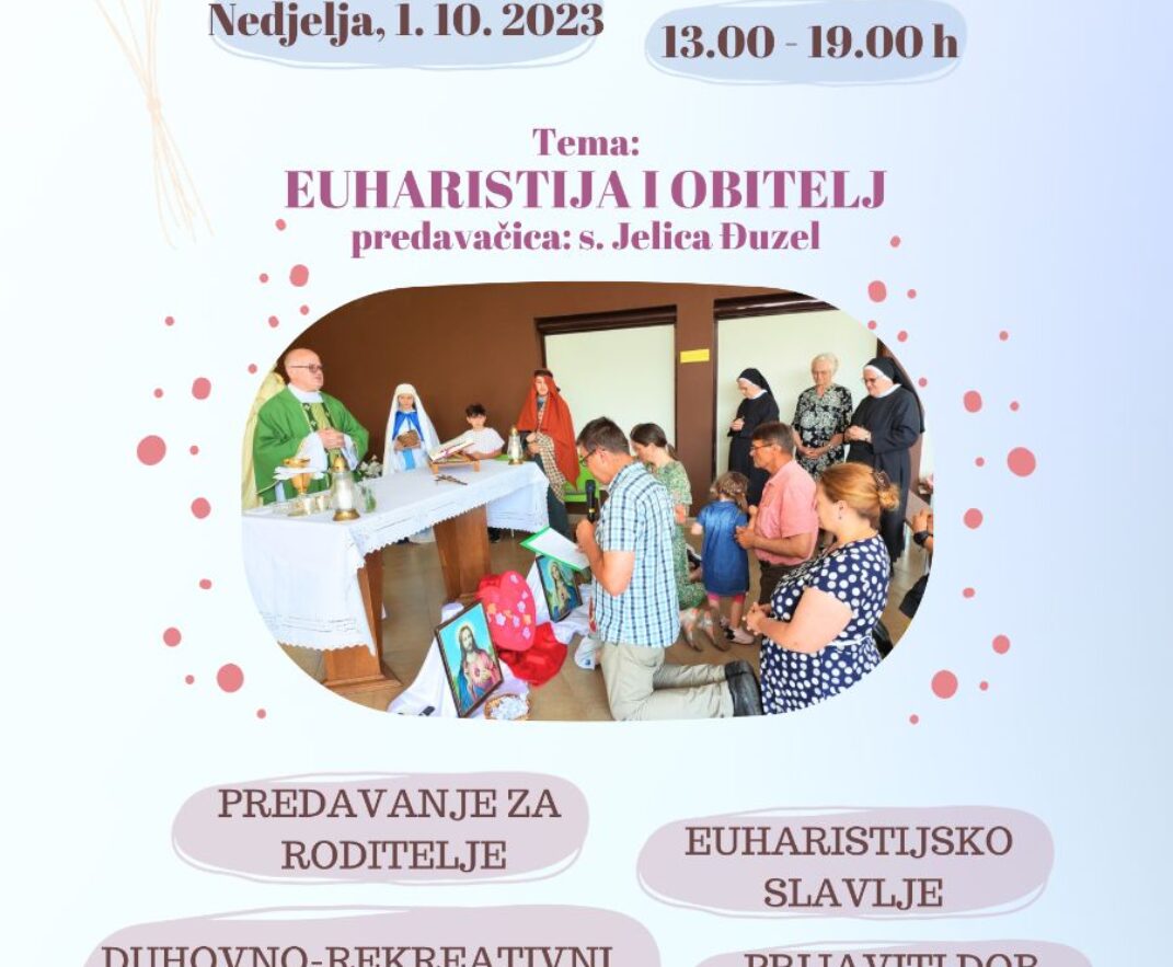 Dan obitelji – Đakovo, 1. listopada 2023. – najava
