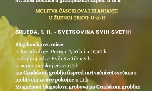 SVI SVETI I DUŠNI DAN 2023. U ĐAKOVU