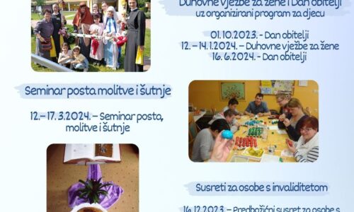 Programi Doma duhovne pomoći u Đakovu