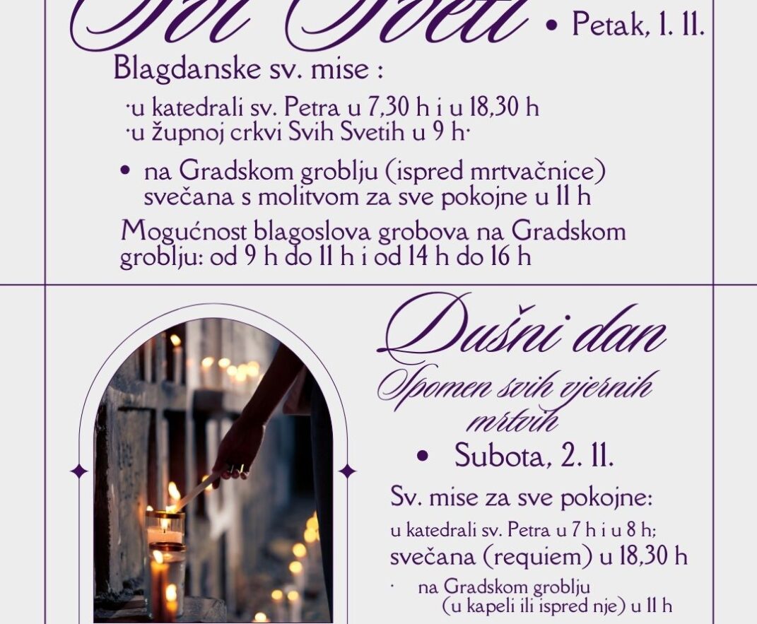 SVI SVETI I DUŠNI DAN 2024. U ĐAKOVU
