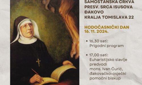 Otvorenje jubileja 200. obljetnice rođenja bl. majke M. Terezije Scherer.