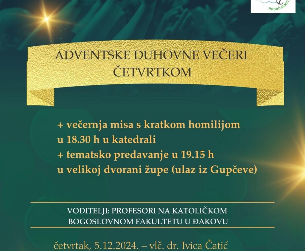 Adventske duhovne večeri četvrtkom