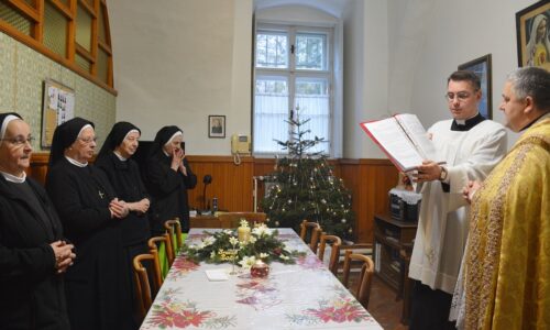 Bogojavljenski blagoslov Nadbiskupskog doma u Đakovu