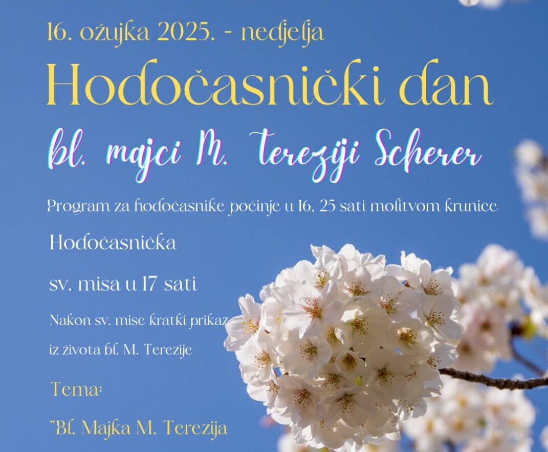 Hodočasnički dan – 16. ožujka 2025.