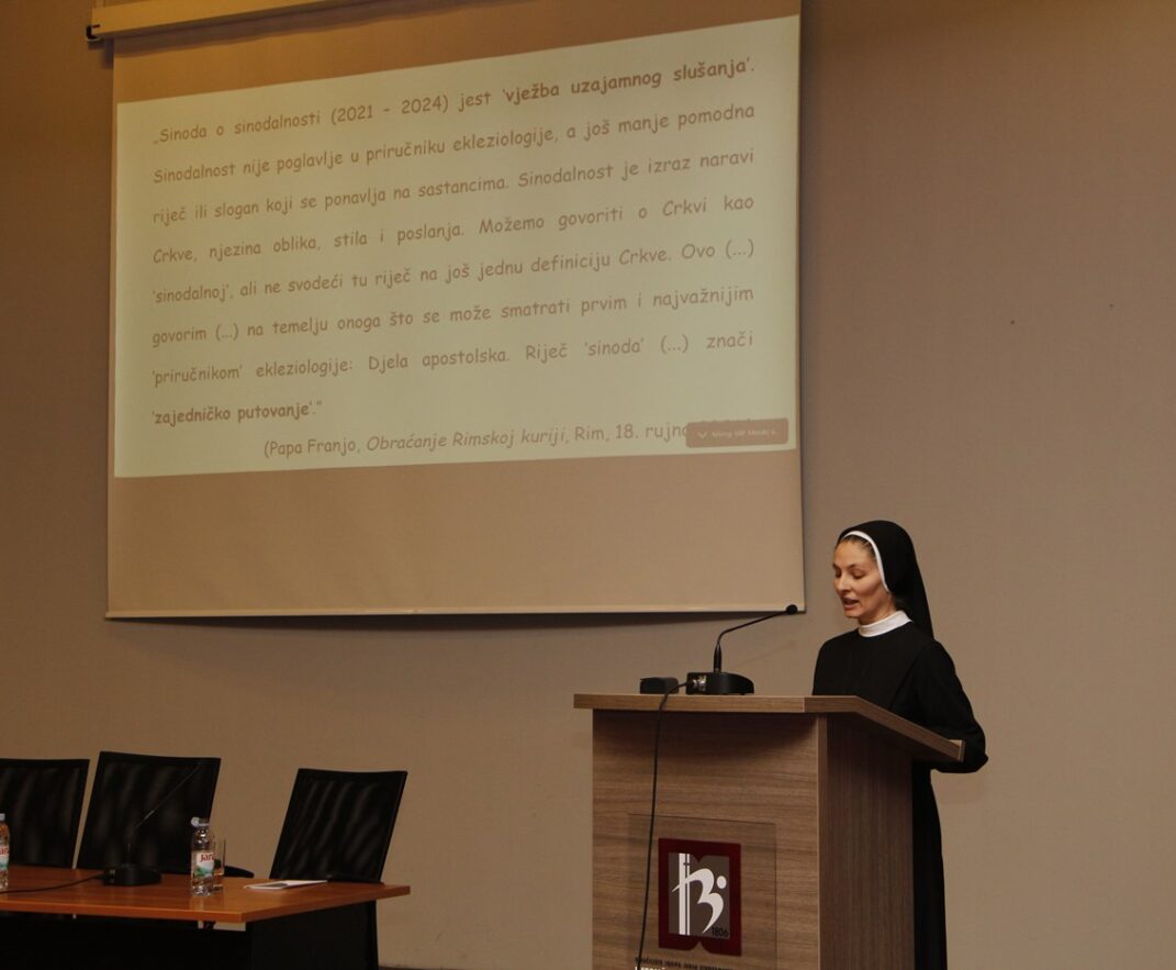 Sestra Krista Mijatović održala predavanje na simpoziju „A sada Sinoda počinje“