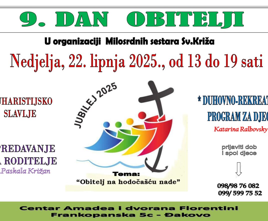 Deveti Dan obitelji – Đakovo, 22. lipnja 2025.