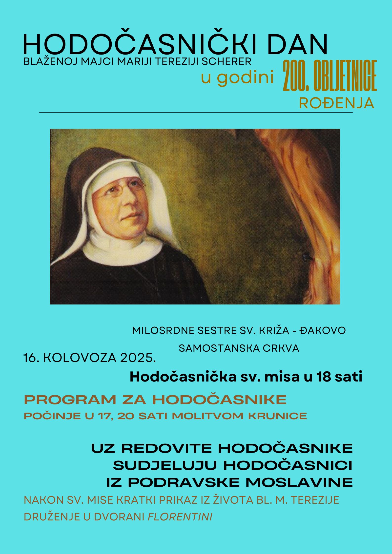 Trenutno pregledavate Hodočasnički dan 16. kolovoza – najava