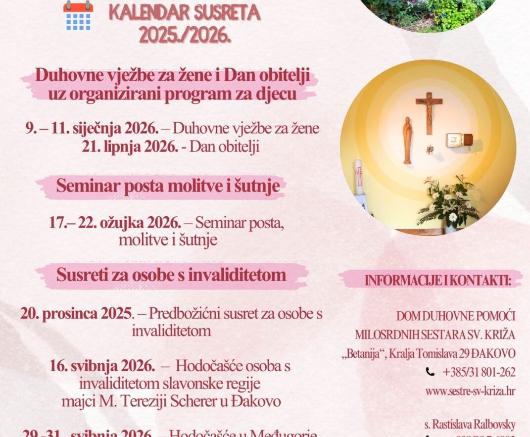 Programi Doma duhovne pomoći u Đakovu
