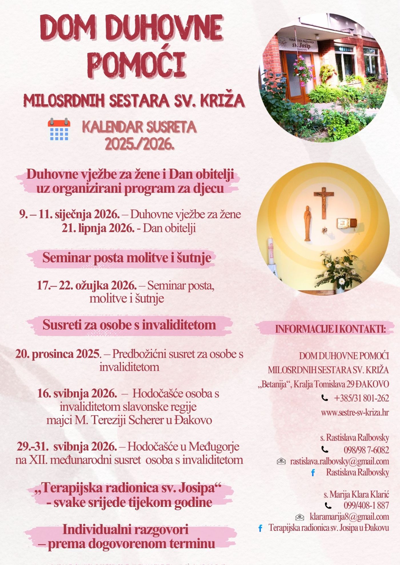 Trenutno pregledavate Programi Doma duhovne pomoći u Đakovu