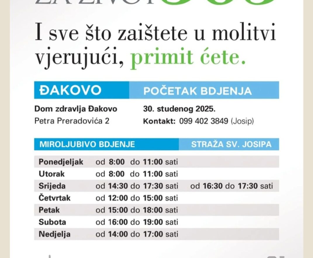 365 dana za život – u Đakovu