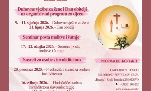 Programi Doma duhovne pomoći u Đakovu