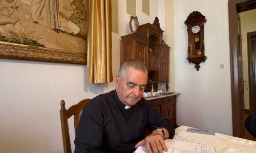 Mons. Nikola Eterović u posjetu samostanu