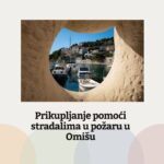 Prikupljanje pomoći stradalima u požaru u Omišu