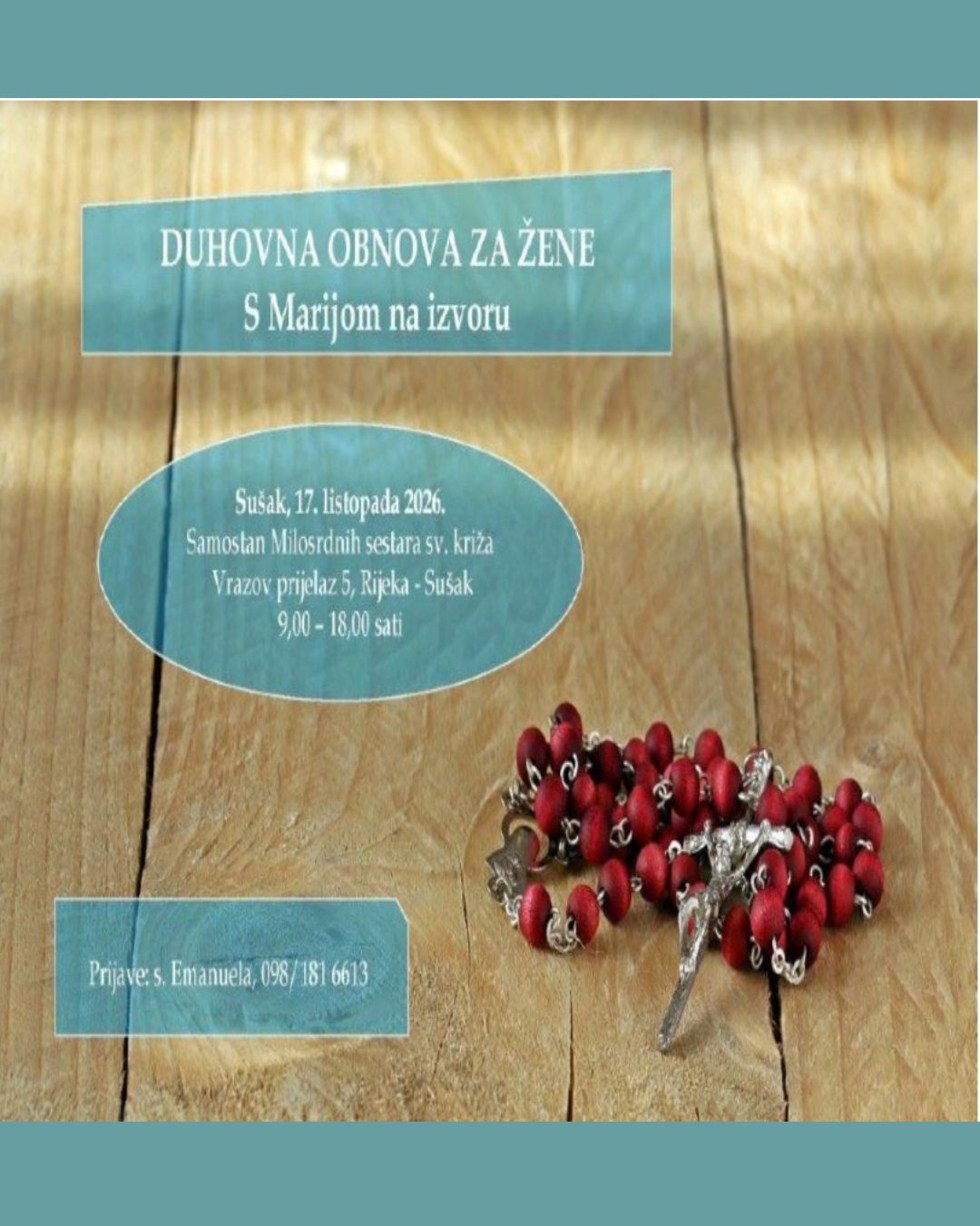Trenutno pregledavate Duhovna obnova za žene