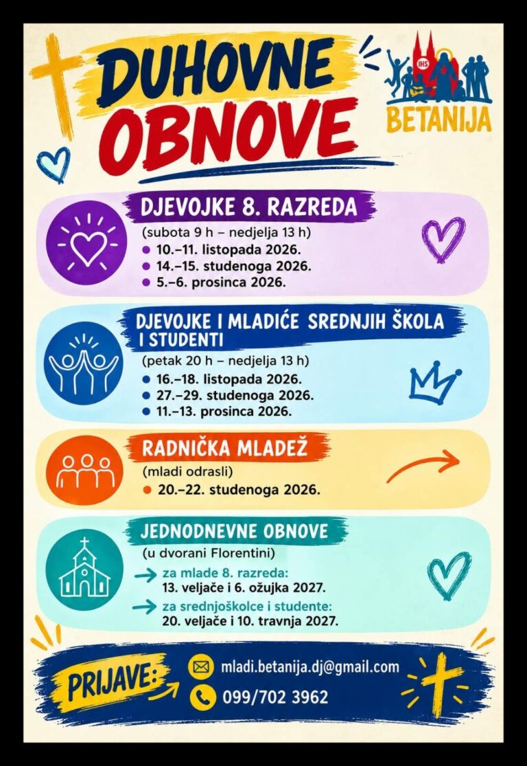 duhovne obnove za mlade