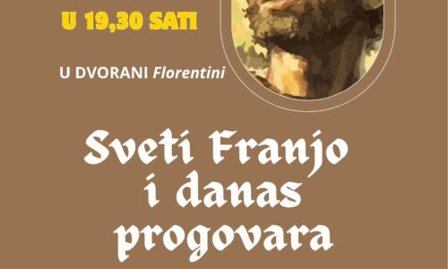 „Sveti Franjo i danas progovara“ molitveno-glazbeni prikaz – najava