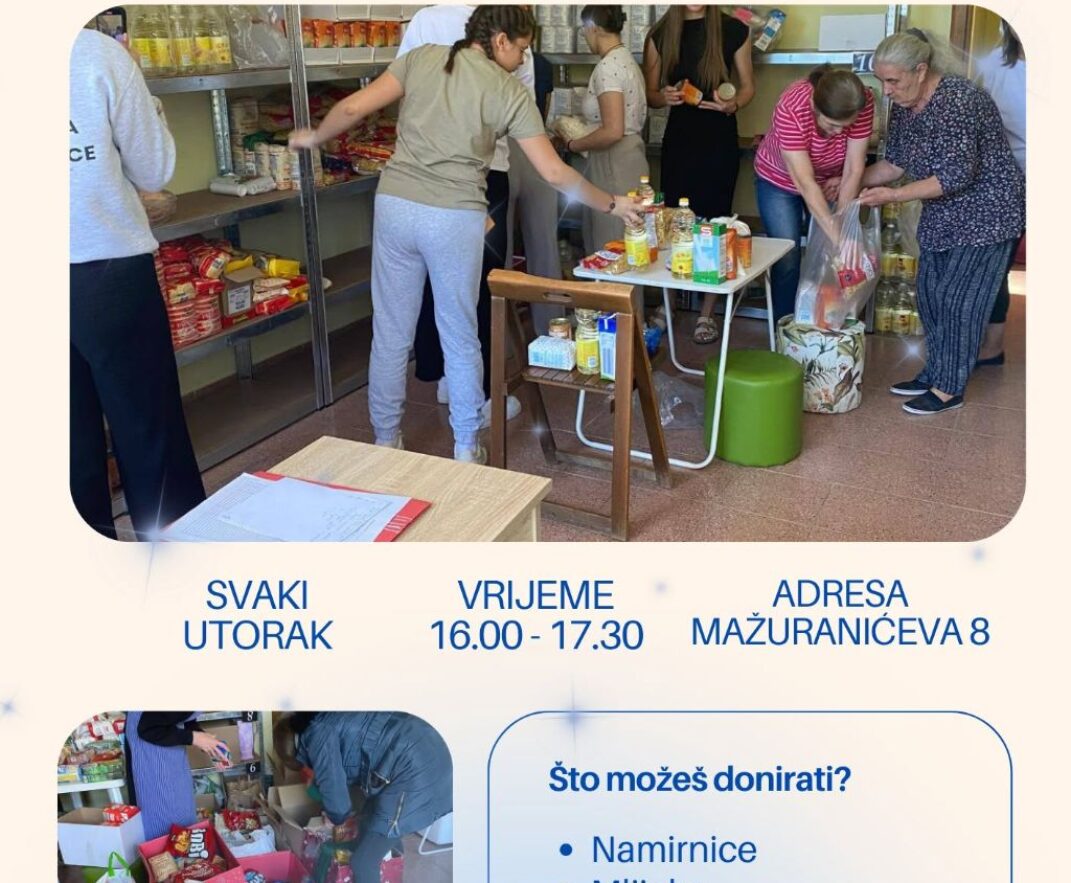 Prikupljanje namirnica u Socijalnoj samoposluzi